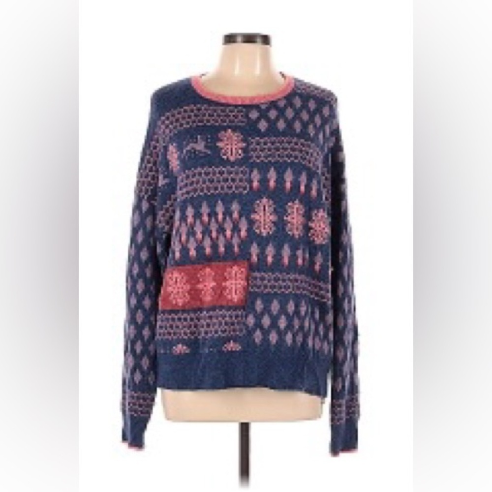 Super Snuggly White Stuff Blue/pink Multi pattern design-Super Soft from the UK